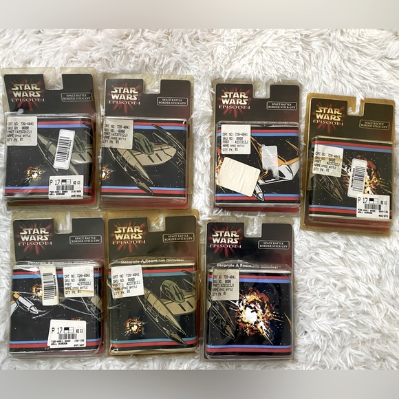 Vintage Star Wars Boarder Wallpaper 7pc - Picture 1 of 3